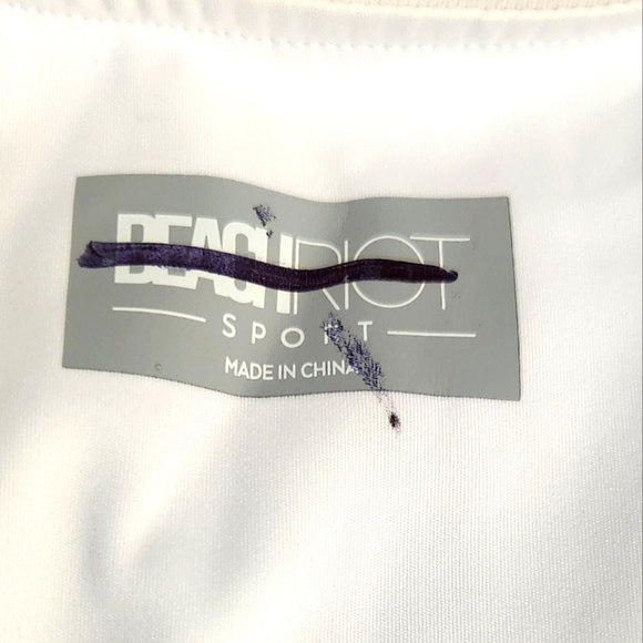 New!Beach Riot Bria Tennis Dress in White Sand. - Picture 14 of 16